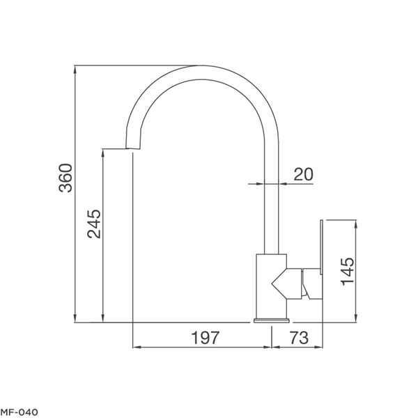 lắp đặt vòi rửa chén malloca mf-040