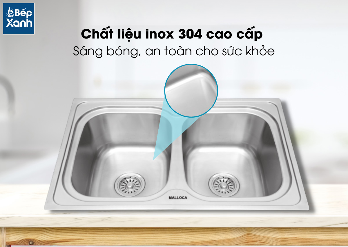 Chất liệu inox 304 cao cấp