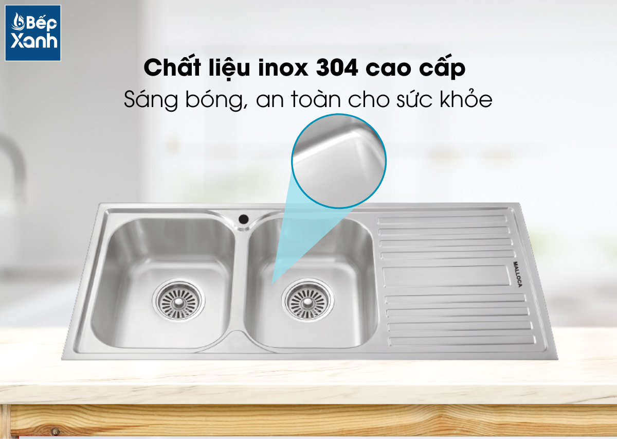 Chất liệu inox 304 cao cấp