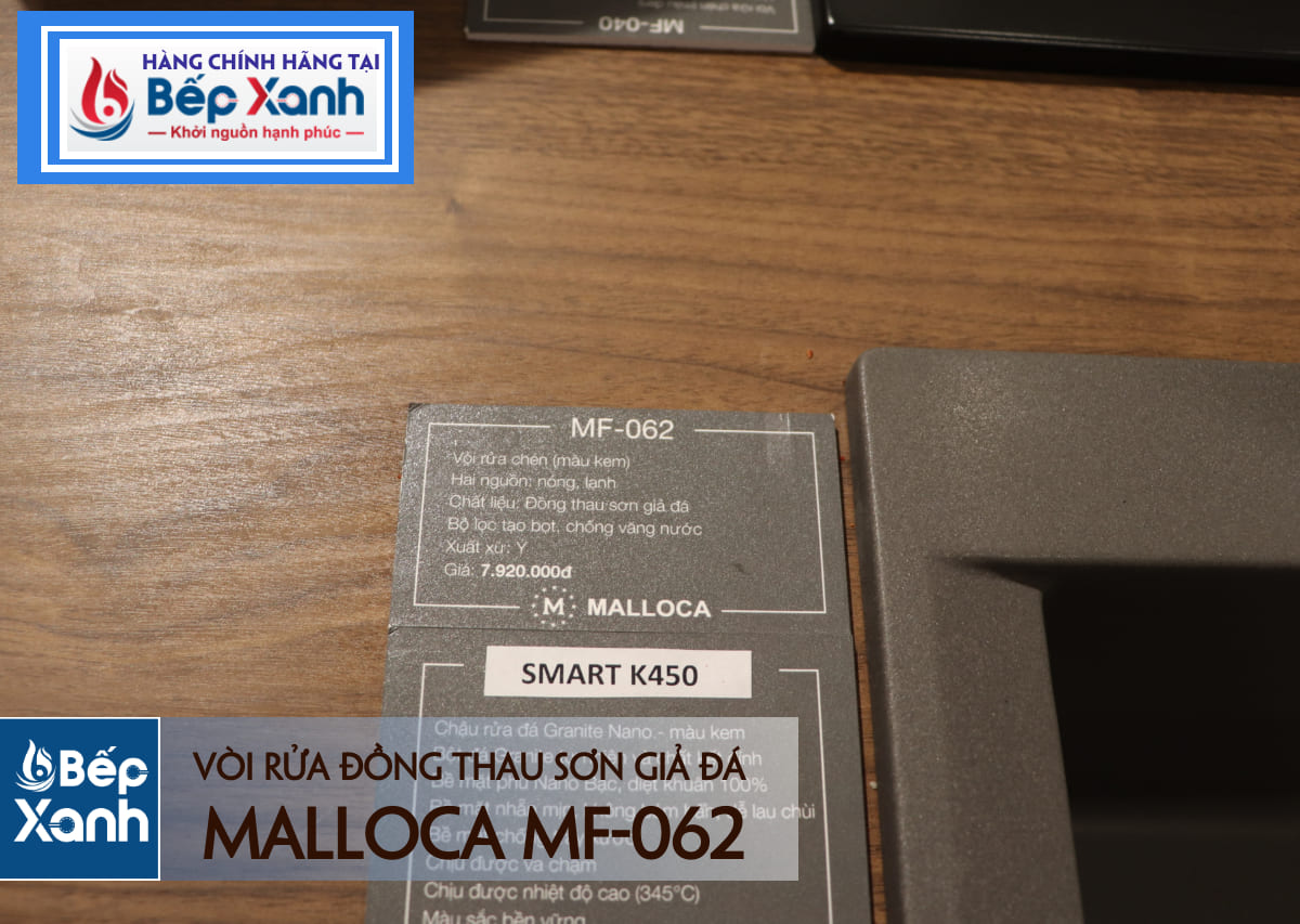 BẢO HÀNH VÒI RỬA CHÉN MALLOCA MF-062 3 NĂM