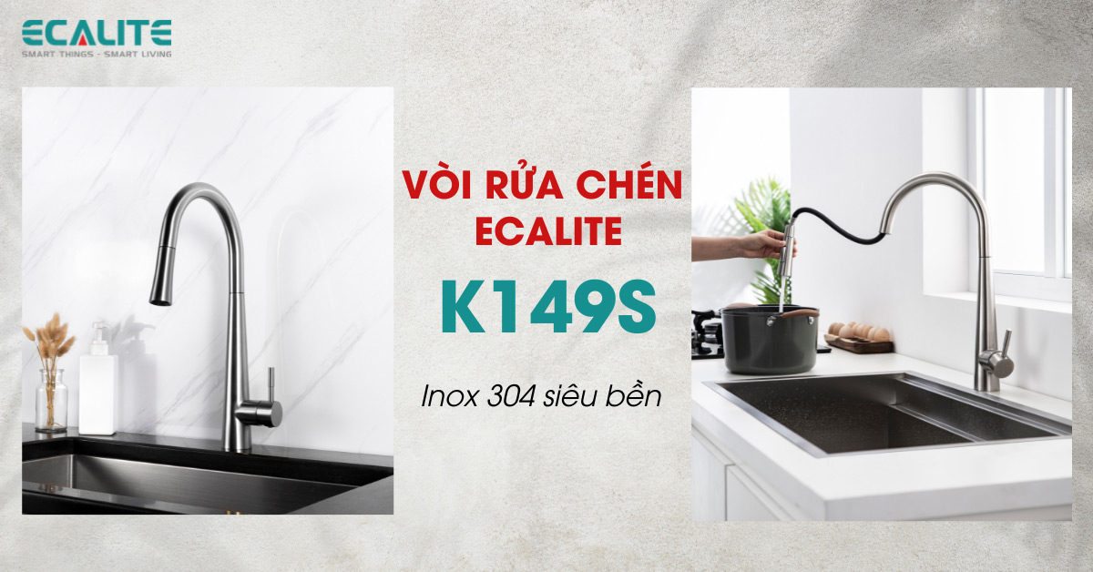 Vòi rửa chén Ecalite EF-K149S