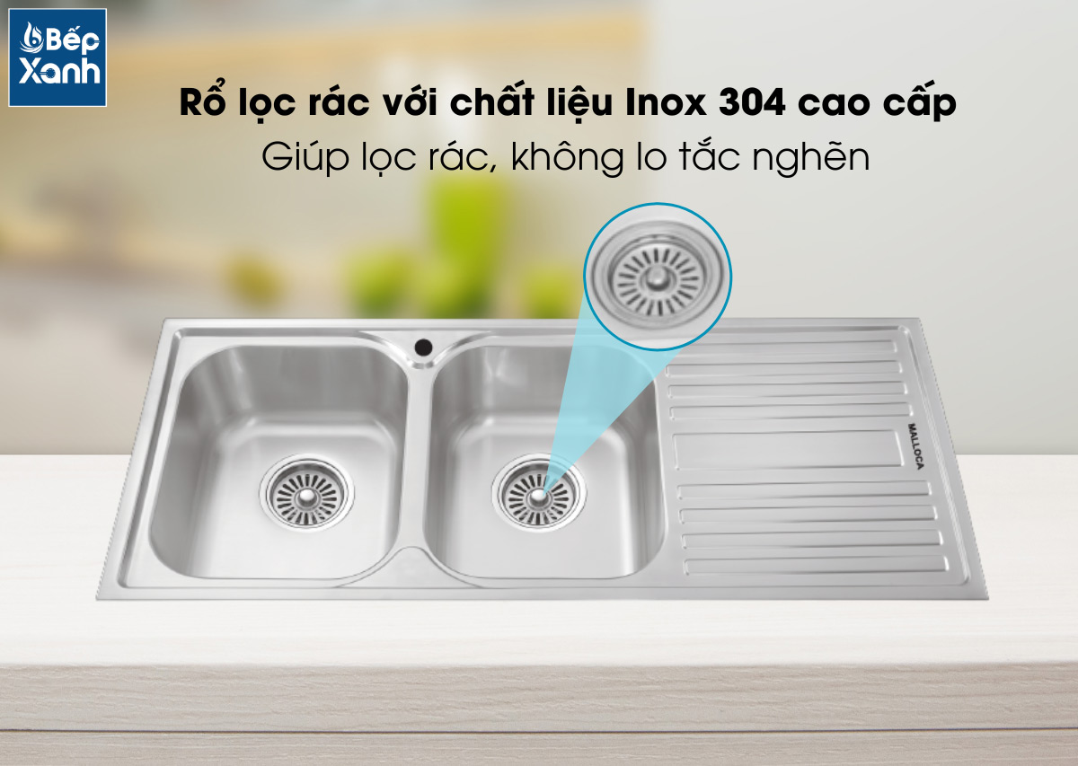 Rổ lọc rác inox chống tắc nước