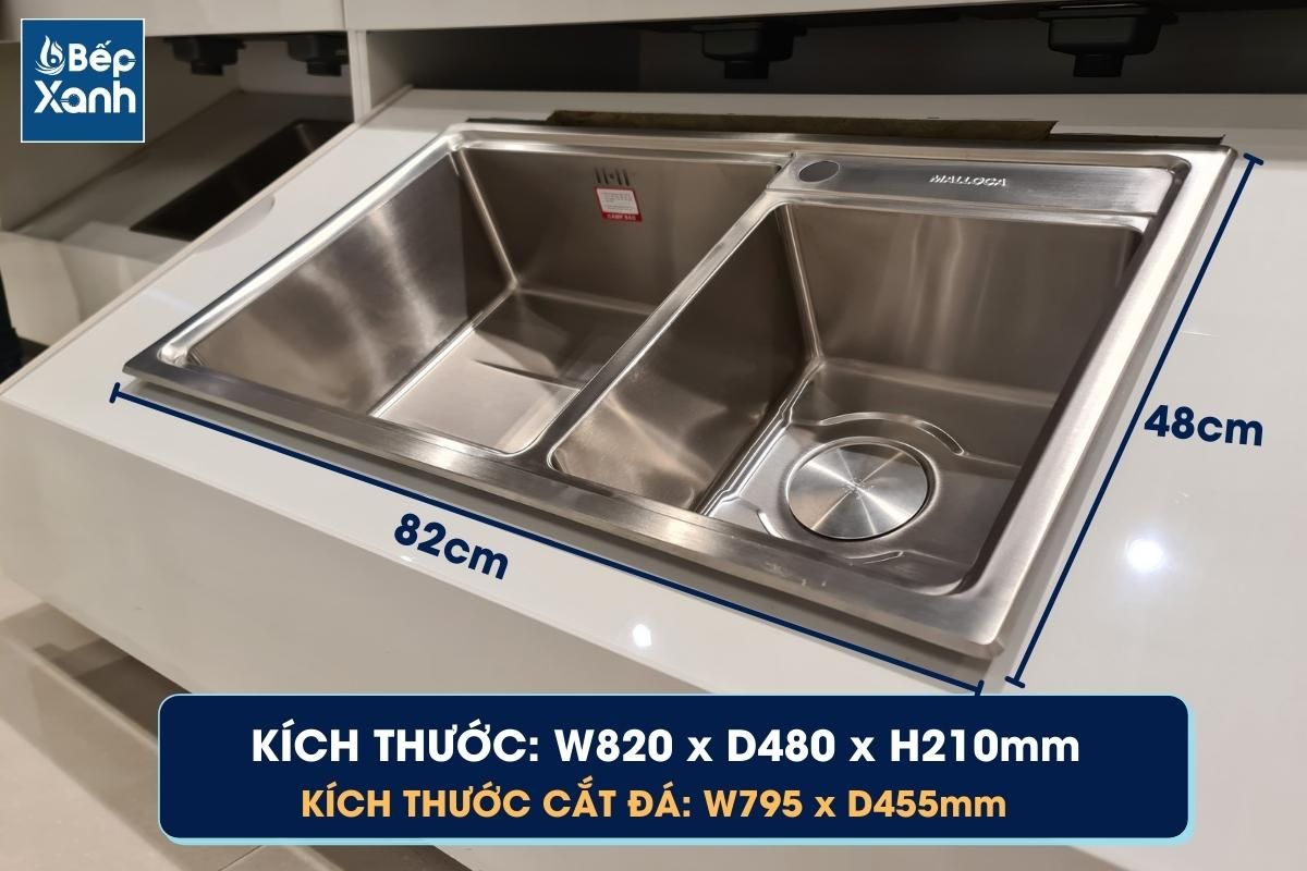 Kích thước chậu MS 5082 là D82xR48