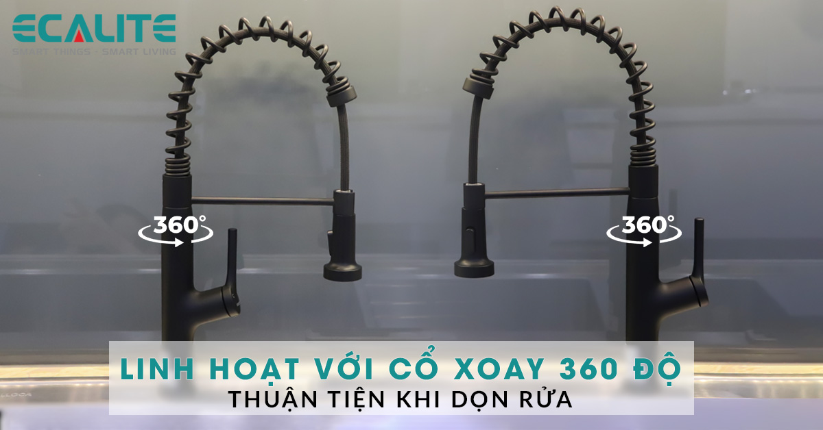 Vòi rửa chén EF-K541B xoay được 360 độ