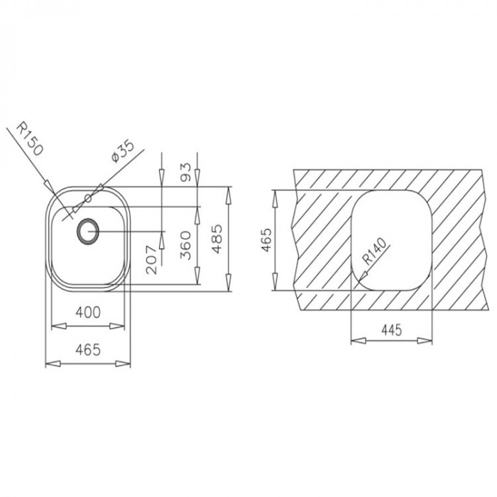 Chậu rửa Teka STYLO 1B