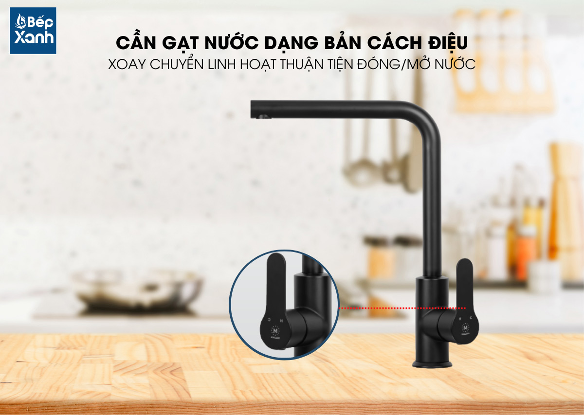 Cần gạt lấy nước thanh mảnh