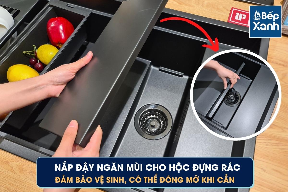 Nắp đậy ngăn mùi cho hộc đựng rác