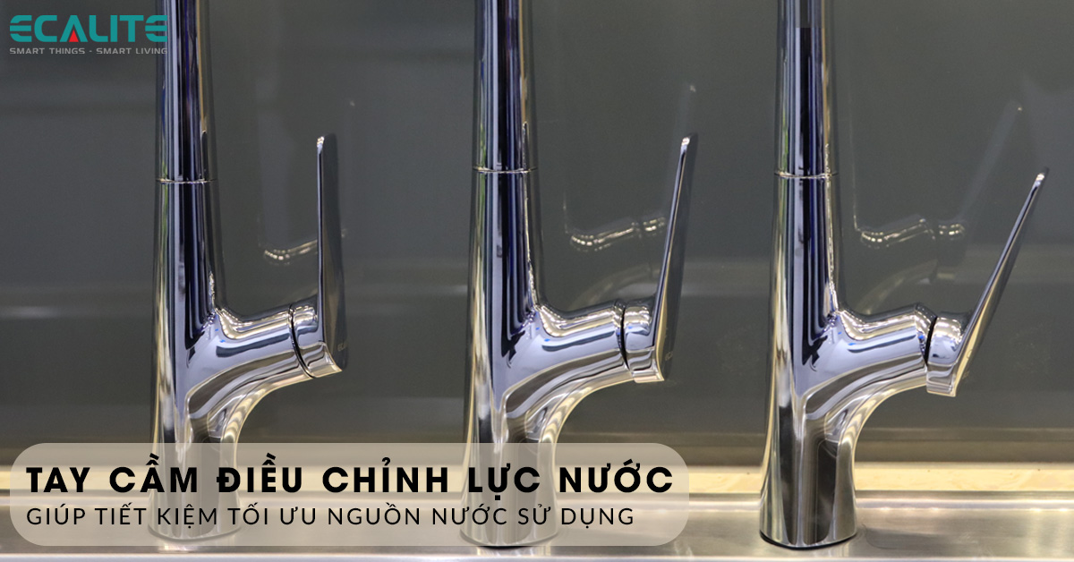 Tay cầm vòi rửa chén bát EF-K572C điều chỉnh được công suất mạnh - yếu