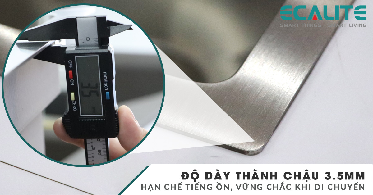 Thành chậu ESD-8245HA dày 3.5mm 