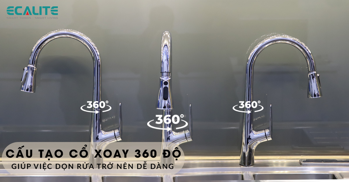 EF-K572C có cấu tạo cổ xoay 360 độ