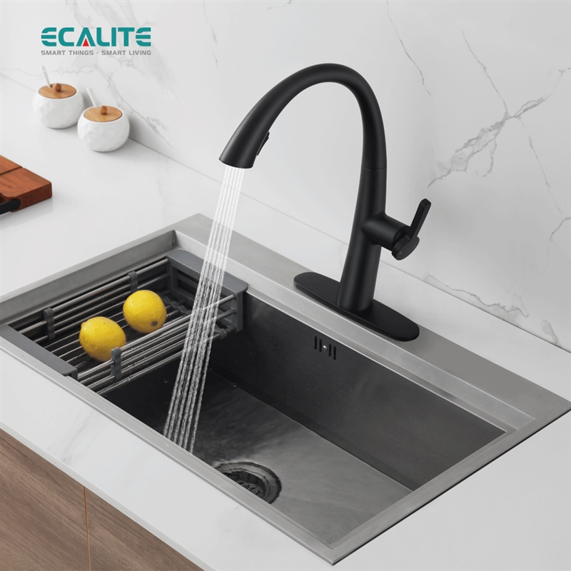 Vòi rửa chén nóng lạnh S-curve Ecalite EF-K114B