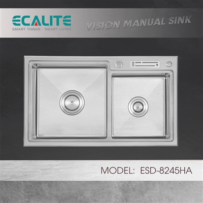 Chậu rửa chén Vision Manual Sink Ecalite ESD-8245HC