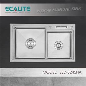 Chậu rửa chén Vision Manual Sink Ecalite ESD-8245HC